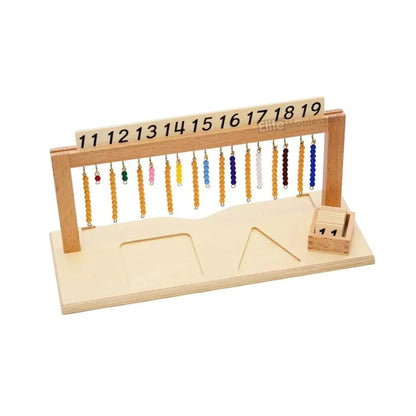 Montessori Teen Bead Material - Wooden Hanger