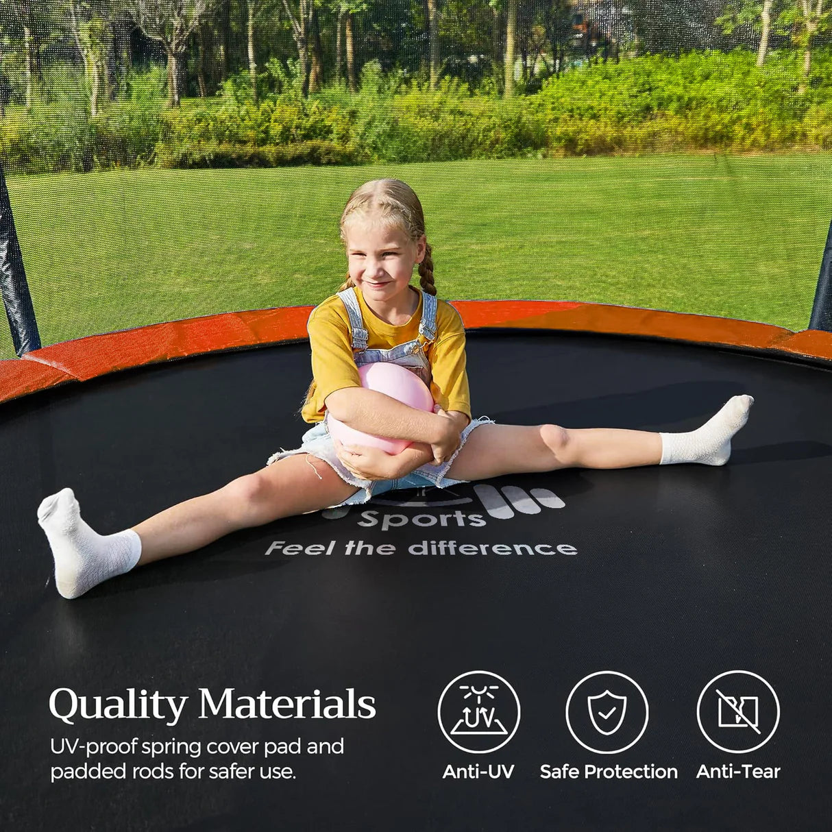 Outdoor Trampoline with Safety Enclosure Net – 6FT / 8FT / 10FT / 12FT